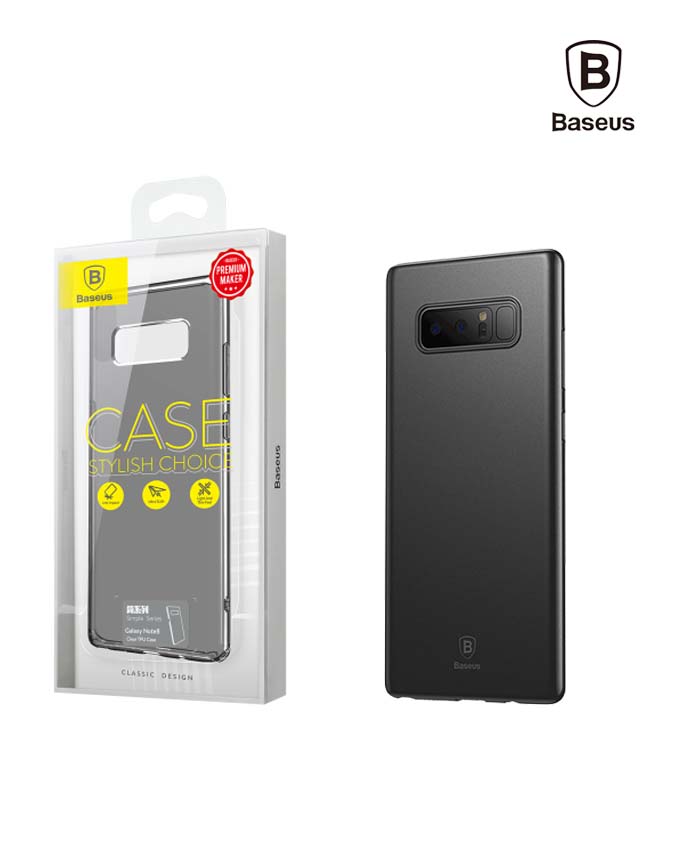 Baseus Simple Series Case Samsung Galaxy Note 8 - Transparent Black (ARSANOTE8-01)